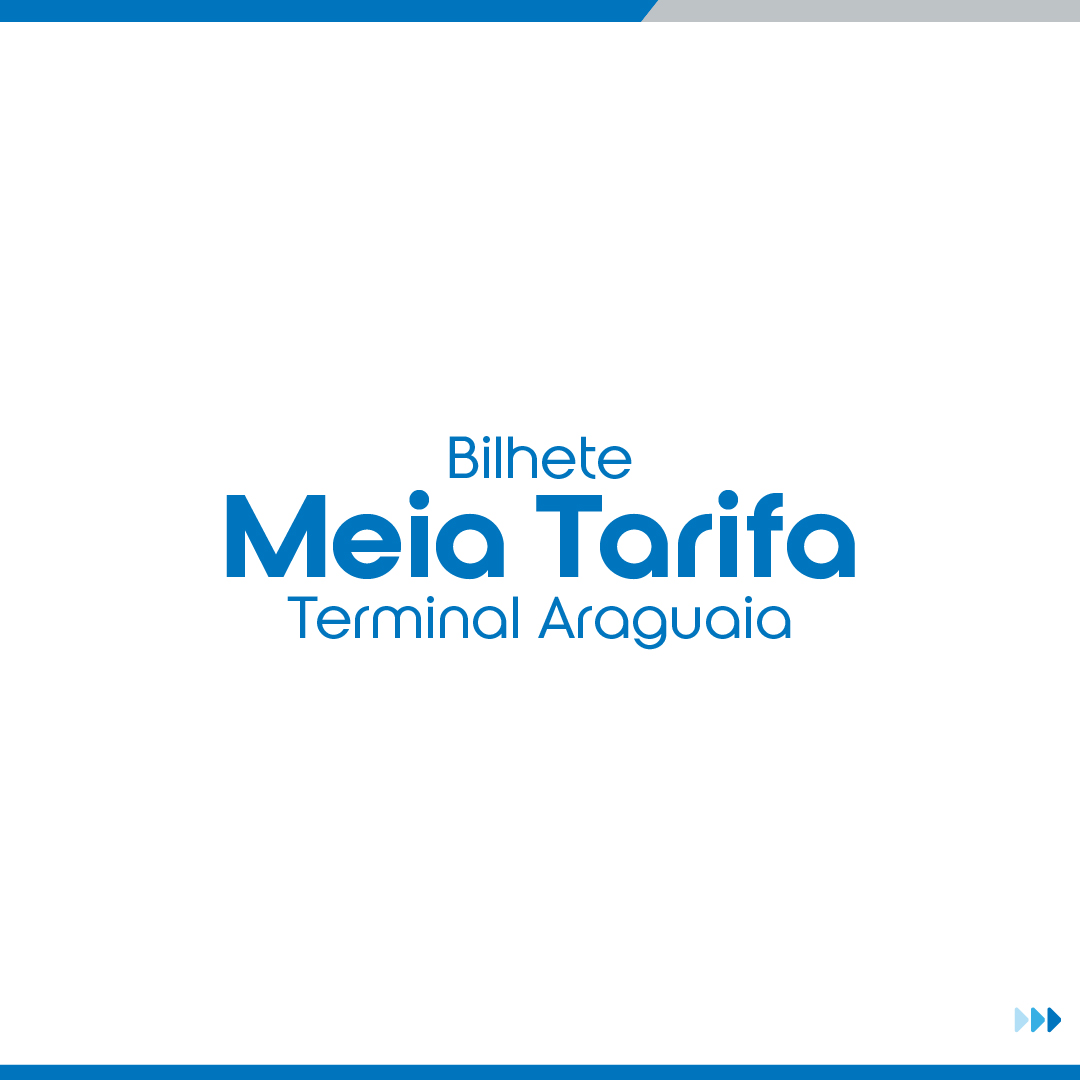 Bilhete Meia Tarifa Terminal Araguaia Blog Rmtc Goi Nia